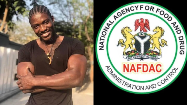 VeryDarkMan stages protest at NAFDAC headquarters